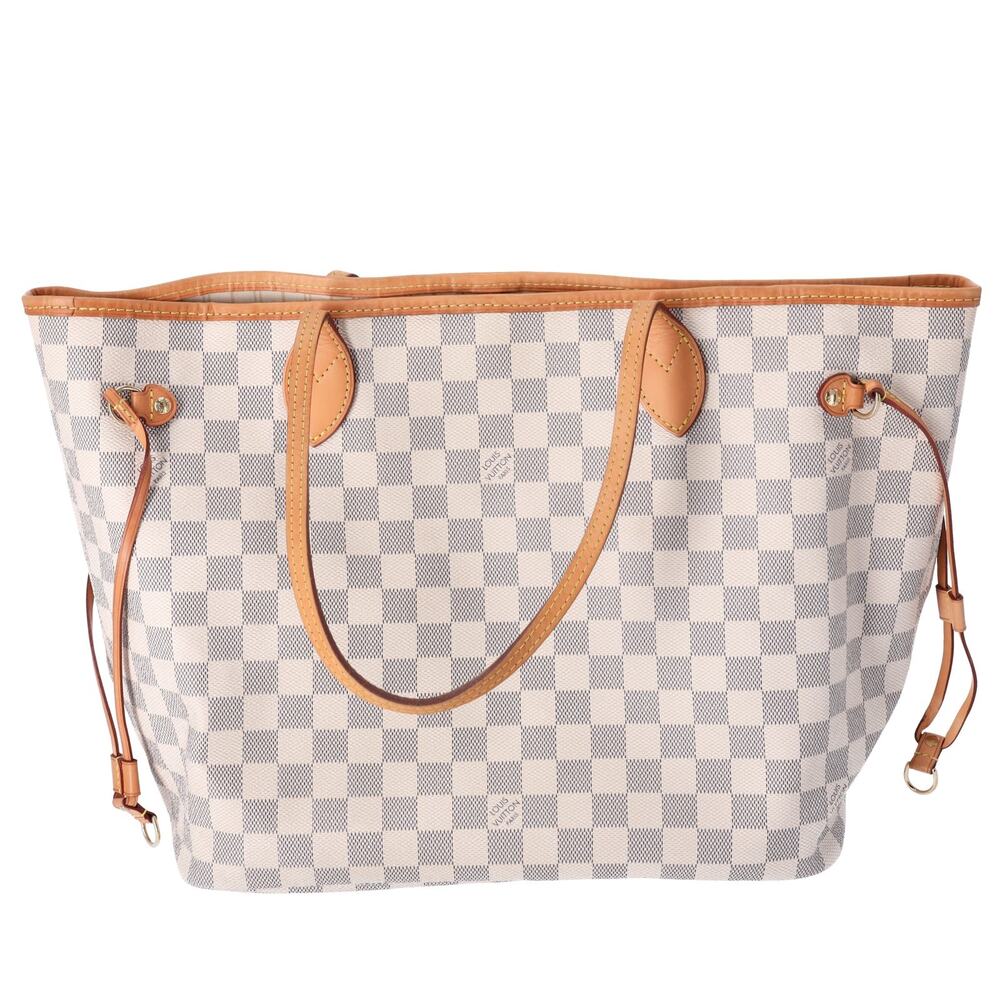 Louis Vuitton Neverfull MM Damier Azur Tote Bag N41361 Canvas - Picture 8 of 9